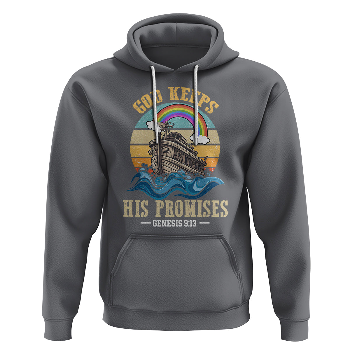 God's Promise Hoodie God Keeps His Promises Genesis 9:13 - Wonder Print Shop