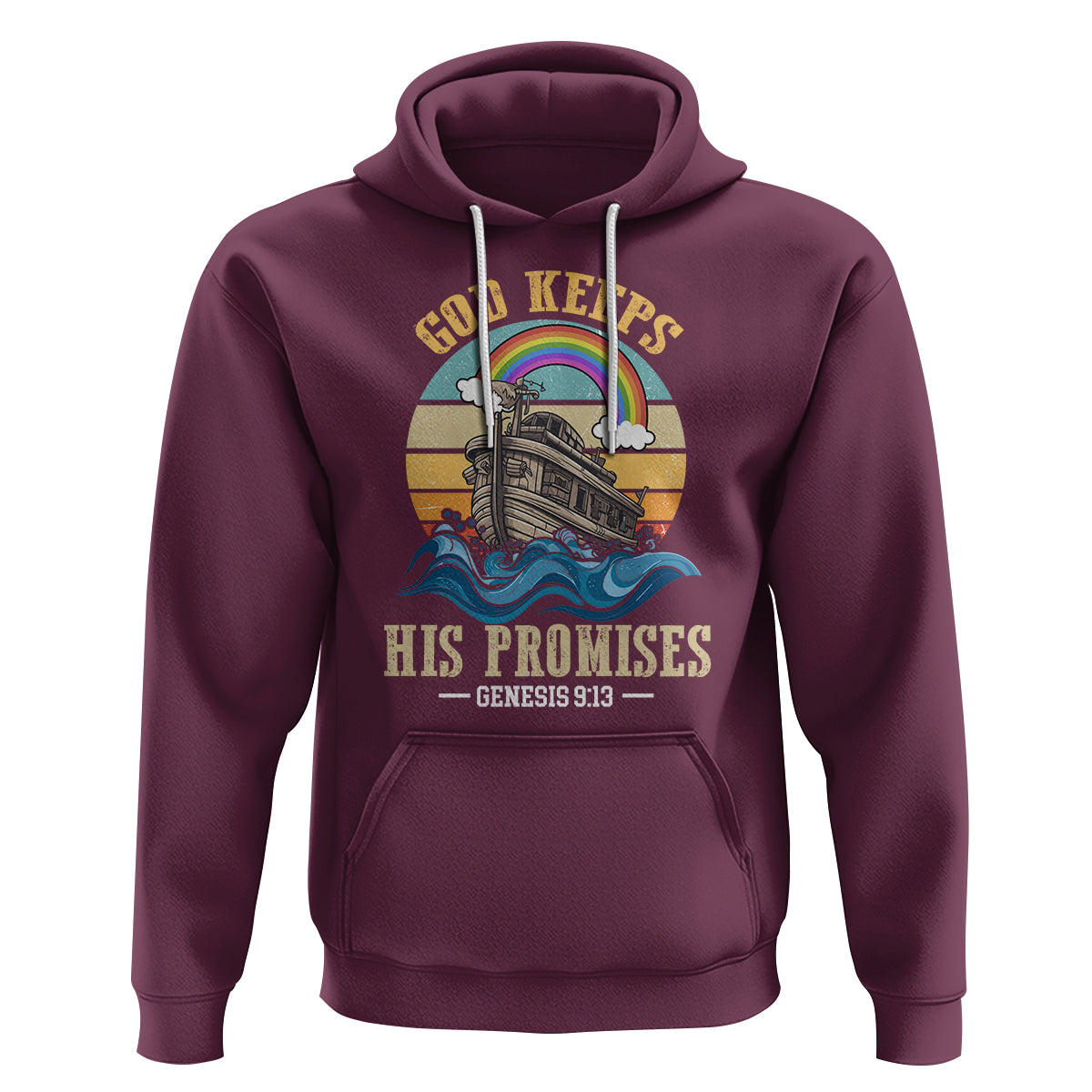 God's Promise Hoodie God Keeps His Promises Genesis 9:13 - Wonder Print Shop