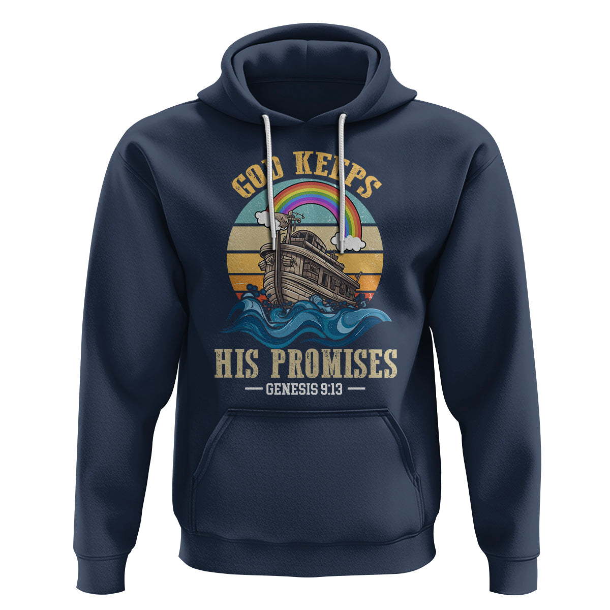 God's Promise Hoodie God Keeps His Promises Genesis 9:13 - Wonder Print Shop