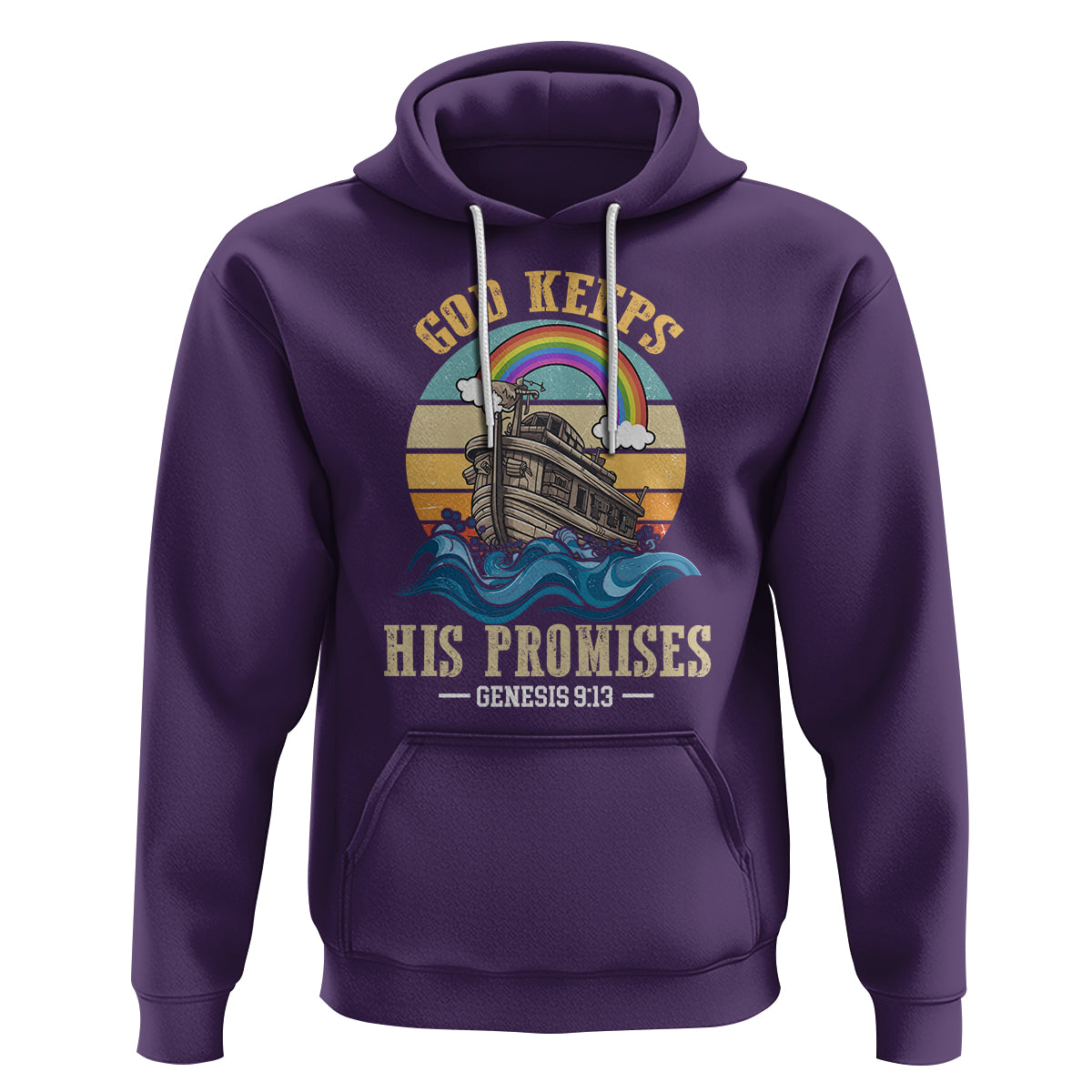 God's Promise Hoodie God Keeps His Promises Genesis 9:13 - Wonder Print Shop