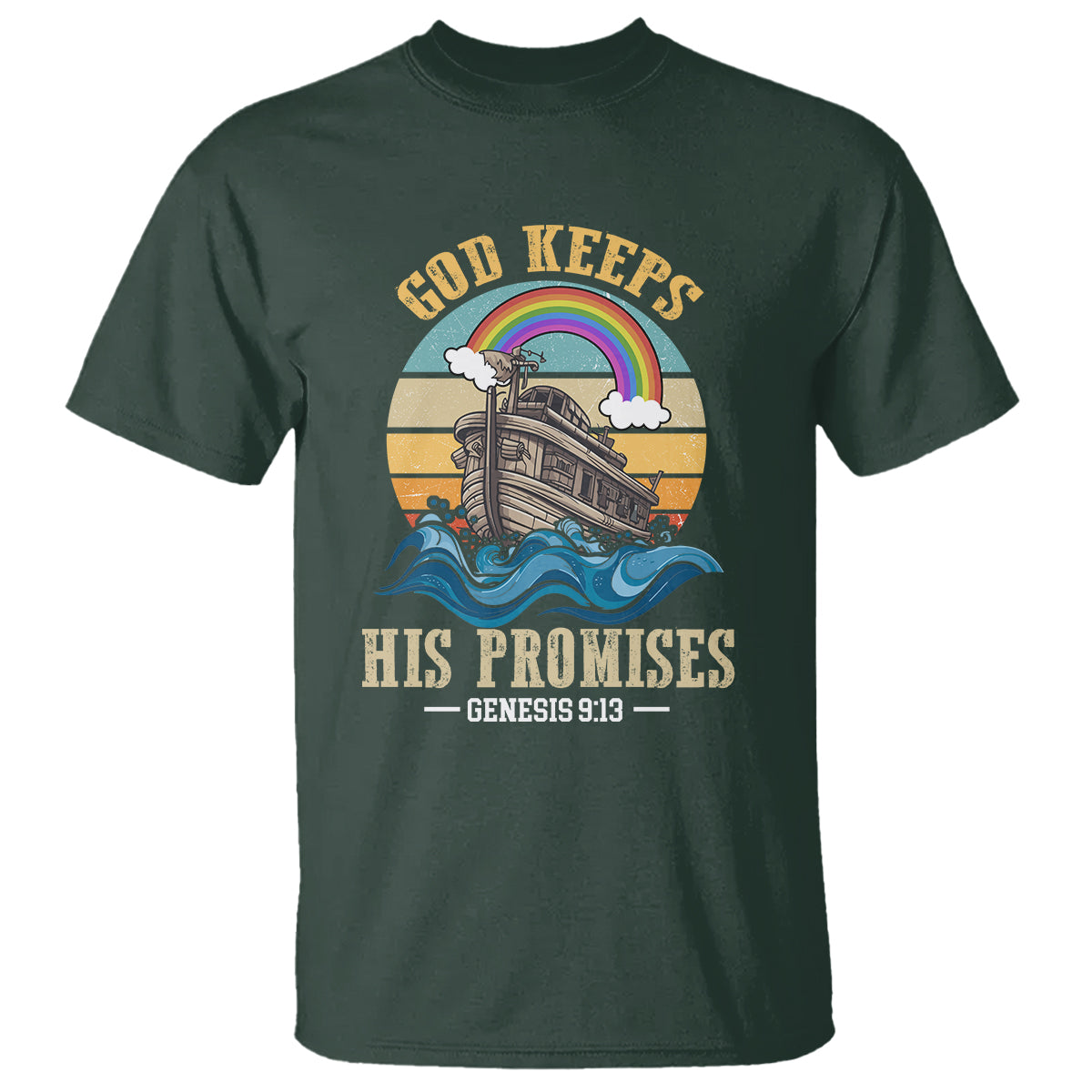 God's Promise T Shirt God Keeps His Promises Genesis 9:13 - Wonder Print Shop