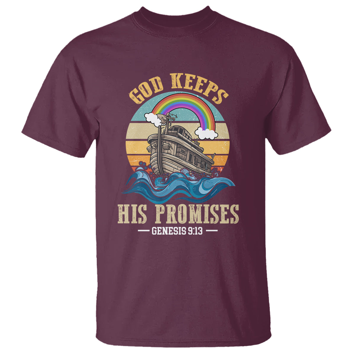 God's Promise T Shirt God Keeps His Promises Genesis 9:13 - Wonder Print Shop
