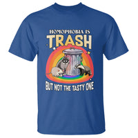 Sarcastic LGBT T Shirt Homophobia Is Trash Gay Pride Raccoon Opossum Ally - Wonder Print Shop
