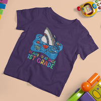 1st Grade T Shirt For Kid Ready To Attack 1st Grade Shark First Day of First Grade Kid T-Shirt, Shark Lover Shirt, Back To School Shirt, 1st Grade Boys - Wonder Print Shop