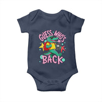 Funny Retro Alligator First Day of School Baby Onesie Guess Who is Back Cute Kids Gift