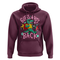 Funny Retro Alligator First Day of School Hoodie Guess Who is Back Cute Kids Gift