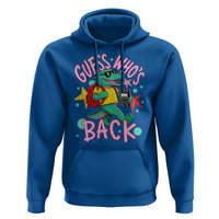 Funny Retro Alligator First Day of School Hoodie Guess Who is Back Cute Kids Gift