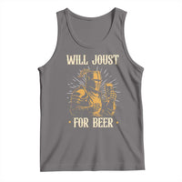 Funny Medieval Knight  Drinking Festival Humor Tank Top Will Joust For Beer Renaissance Faire