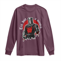 Funny One Arm Knight Medieval Long Sleeve Shirt Tis But A Scratch Classic Dark Humor Parody