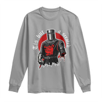 Funny One Arm Knight Medieval Long Sleeve Shirt Tis But A Scratch Classic Dark Humor Parody