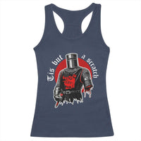 Funny One Arm Knight Medieval Racerback Tank Top Tis But A Scratch Classic Dark Humor Parody