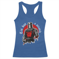 Funny One Arm Knight Medieval Racerback Tank Top Tis But A Scratch Classic Dark Humor Parody