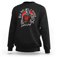 Funny One Arm Knight Medieval Sweatshirt Tis But A Scratch Classic Dark Humor Parody