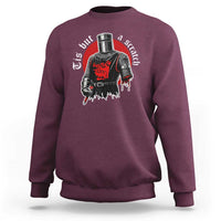 Funny One Arm Knight Medieval Sweatshirt Tis But A Scratch Classic Dark Humor Parody