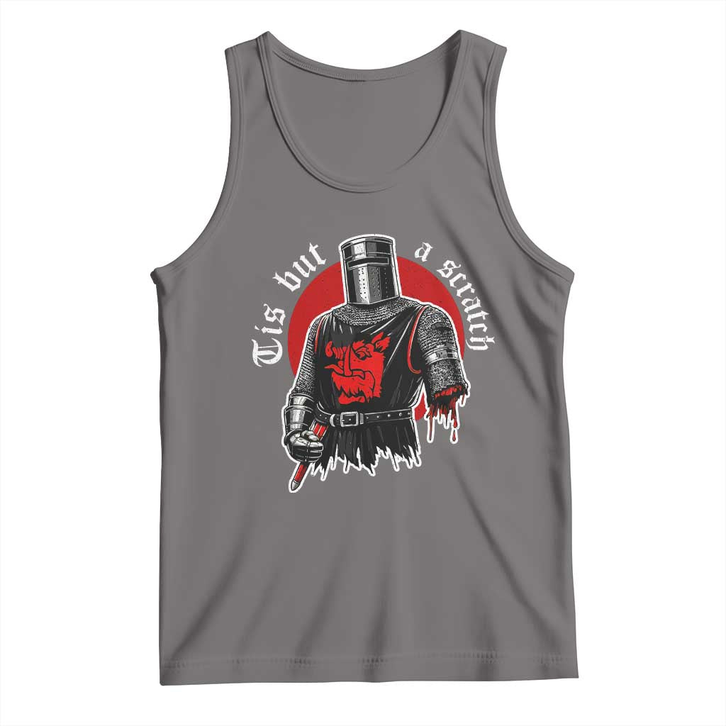 Funny One Arm Knight Medieval Tank Top Tis But A Scratch Classic Dark Humor Parody