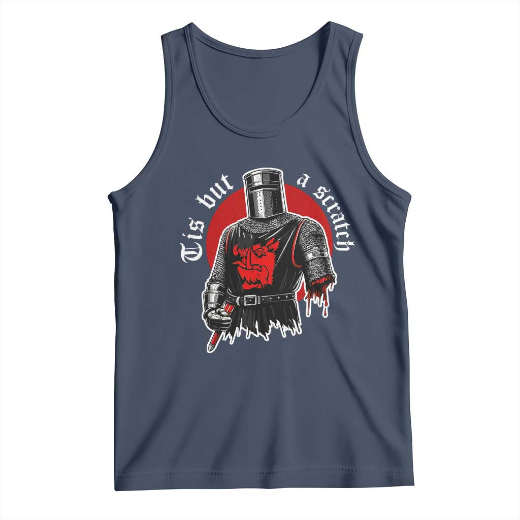 Funny One Arm Knight Medieval Tank Top Tis But A Scratch Classic Dark Humor Parody