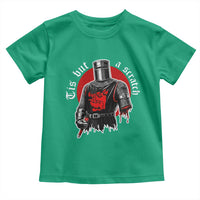 Funny One Arm Knight Medieval Toddler T Shirt Tis But A Scratch Classic Dark Humor Parody