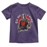 Funny One Arm Knight Medieval Toddler T Shirt Tis But A Scratch Classic Dark Humor Parody
