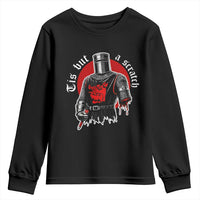 Funny One Arm Knight Medieval Youth Sweatshirt Tis But A Scratch Classic Dark Humor Parody