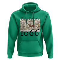 Funny Medieval Humor Battle of Hastings Hoodie Party Like Its 1066 Historic Bayeux Tapestry Graphic