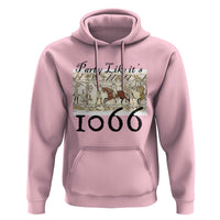 Funny Medieval Humor Battle of Hastings Hoodie Party Like Its 1066 Historic Bayeux Tapestry Graphic
