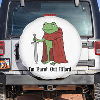 Funny Medieval Frog Knight Fantasy Sword Meme Spare Tire Cover Im Burnt Out Mlord Fantasy Meme