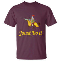 Funny Joust Do It Medieval Knight Horse Graphic T Shirt Jousting Renaissance Faire Parody