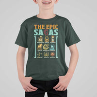The Epic Sagas Ancient Greek Mythology Graphic T Shirt For Kid Odysseus Journey Odyssey History Lover Gift