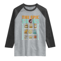 The Epic Sagas Ancient Greek Mythology Graphic Raglan Shirt Odysseus Journey Odyssey History Lover Gift