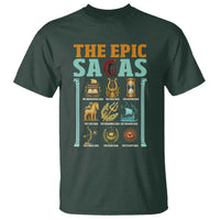 The Epic Sagas Ancient Greek Mythology Graphic T Shirt Odysseus Journey Odyssey History Lover Gift