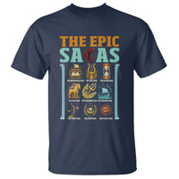 The Epic Sagas Ancient Greek Mythology Graphic T Shirt Odysseus Journey Odyssey History Lover Gift
