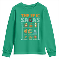 The Epic Sagas Ancient Greek Mythology Graphic Youth Sweatshirt Odysseus Journey Odyssey History Lover Gift