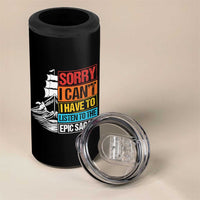 I Have To Listen To The Epic Sagas Odysseus Ship Retro 4 in 1 Can Cooler Tumbler Funny Odyssey Greek Mythology Lover
