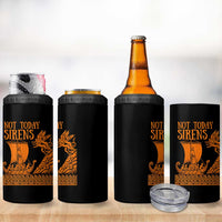 Not Today Sirens Funny Odysseus Journey Parody 4 in 1 Can Cooler Tumbler Greek Mythology Epic Odyssey History Lover Gift