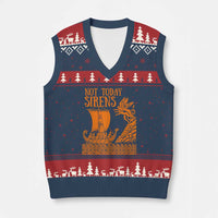 Not Today Sirens Funny Odysseus Journey Parody V-Neck Knit Sweater Vest Greek Mythology Epic Odyssey History Lover Gift