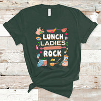 Lunch Lady T Shirt Lunch Ladies Rock Retro Lunch Lady Life Cafeteria Crew - Wonder Print Shop