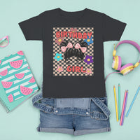 Birthday Girl T Shirt For Kid Retro Celebrate Birthday Party For Cute Girls Kids - Wonder Print Shop