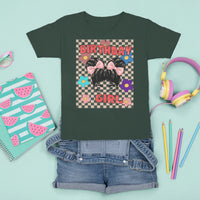 Birthday Girl T Shirt For Kid Retro Celebrate Birthday Party For Cute Girls Kids - Wonder Print Shop