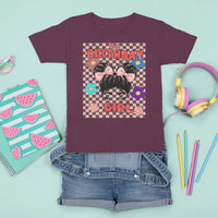 Birthday Girl T Shirt For Kid Retro Celebrate Birthday Party For Cute Girls Kids - Wonder Print Shop