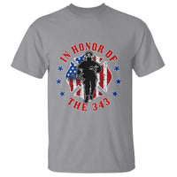 Firefighter Memorial In Honor Of The 343 Maltese Cross Graphic T Shirt Patriotic 9 11 Memorial Tribute
