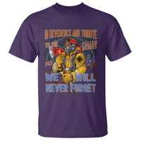 Firefighter Memorial In Reverence And Tribute Fallen Heroes 343 T Shirt We Will Never Forget Honor 9 11
