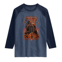 Firefighter Memorial Honor Service Sacrifice 343 Raglan Shirt In Memory Of Fallen Brothers Patriotic 9 11 Tribute