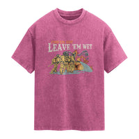 Funny Firefighter Hero Brotherhood Washed Cotton T-Shirt Find Em Hot Leave Em Wet Firehouse Humor