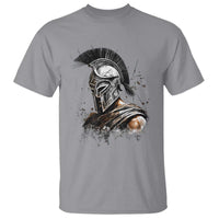 Ancient Spartan Warrior Watercolor Splatter Graphic T Shirt Greek Mythology Enthusiast History Gift