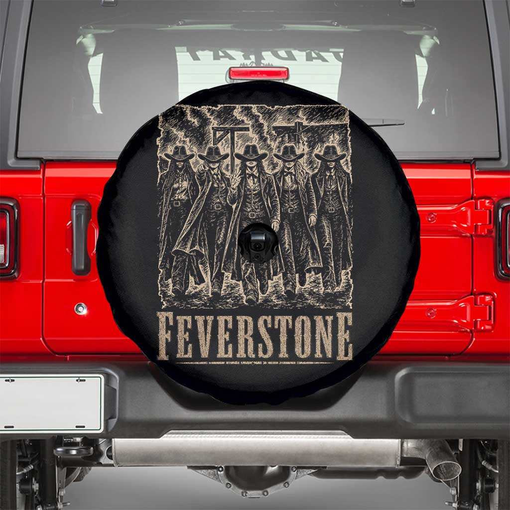 Vintage Feverstone Cowgirls Wild West Outlaw Legends Spare Tire Cover
