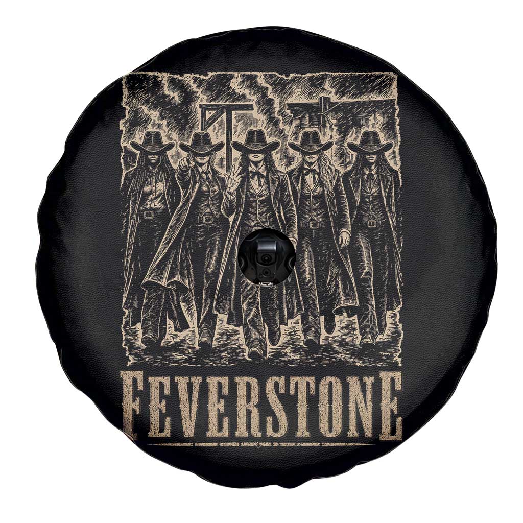 Vintage Feverstone Cowgirls Wild West Outlaw Legends Spare Tire Cover