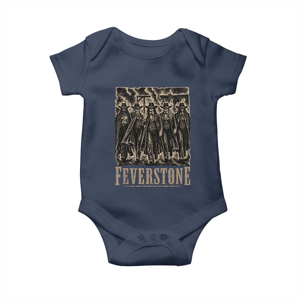 Vintage Feverstone Cowgirls Wild West Outlaw Legends Baby Onesie