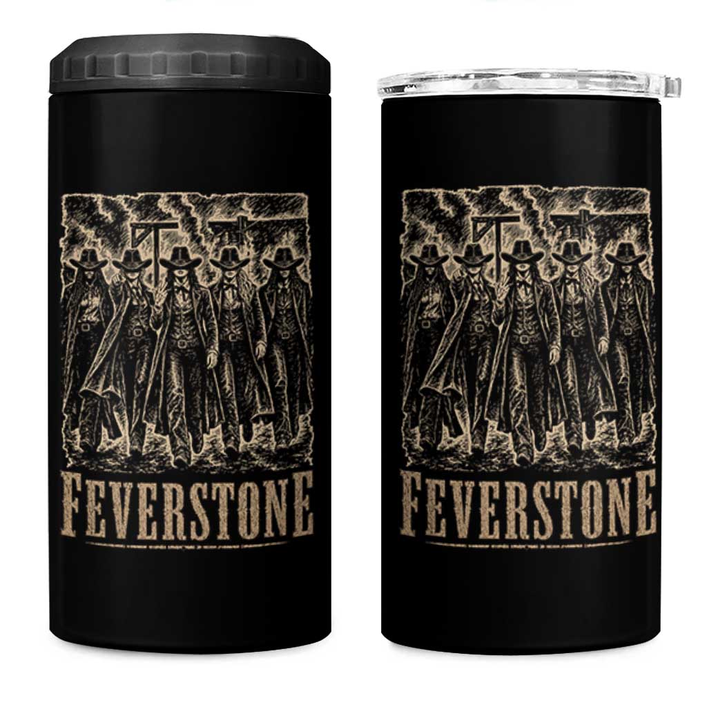 Vintage Feverstone Cowgirls Wild West Outlaw Legends 4 in 1 Can Cooler Tumbler