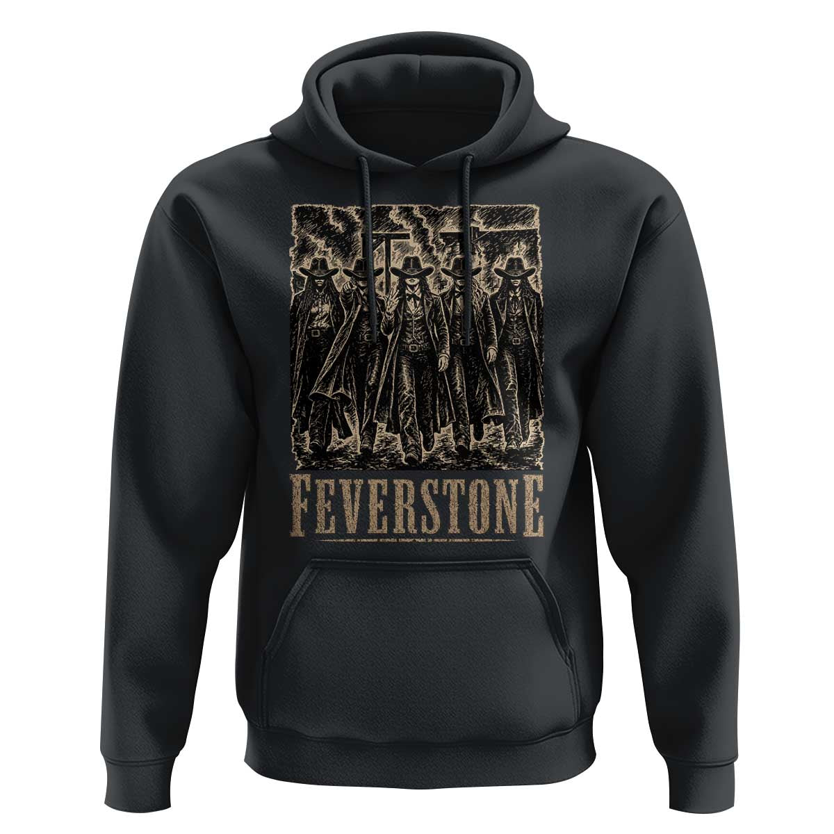 Vintage Feverstone Cowgirls Wild West Outlaw Legends Hoodie