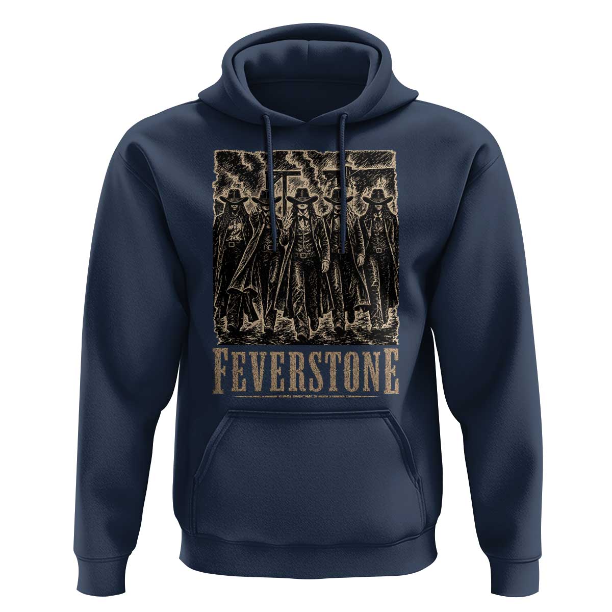 Vintage Feverstone Cowgirls Wild West Outlaw Legends Hoodie